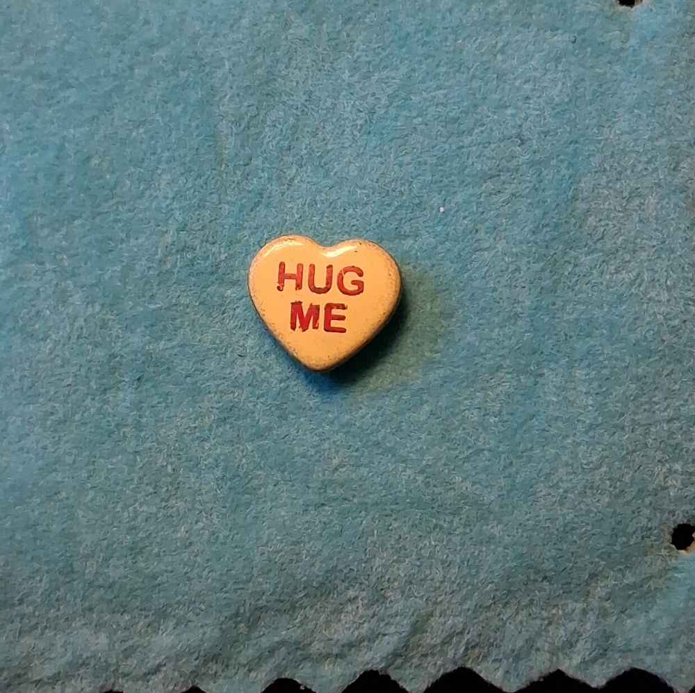Heart-Shaped 'Hug Me' Origami Owl Charm